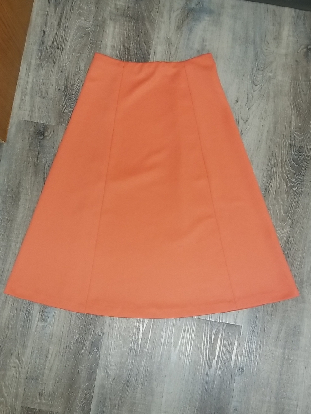 Vintage Women’s A-Line Skirt in Coral Orange